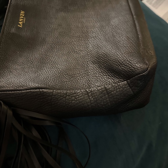 Lanvin Small Tribale Bag black with gold. - Picture 7 of 15